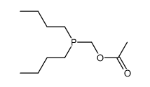 Acetoxymethyl-dibutylphosphin结构式