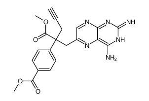 methyl 4-[2-[(2,4-diaminopteridin-6-yl)methyl]-1-methoxy-1-oxopent-4-yn-2-yl]benzoate picture