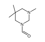 1(2H)-Pyrimidinecarboxaldehyde, tetrahydro-3,5,5-trimethyl- (9CI) structure