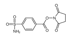 (2,5-dioxopyrrolidin-1-yl) 4-sulfamoylbenzoate Structure