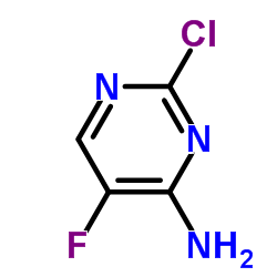 2-Chloro-5-fluoro-4-pyrimidinamine structure