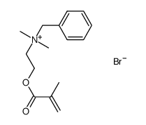 N,N-dimethyl-N-benzyl-N-(2-methacryloyloxyethyl)ammonium bromide结构式