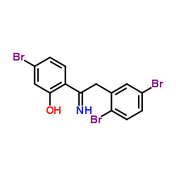 5-Bromo-2-[2-(2,5-dibromophenyl)ethanimidoyl]phenol结构式