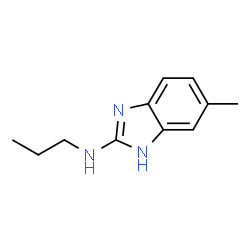 1H-Benzimidazol-2-amine,5-methyl-N-propyl-(9CI) Structure