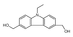 [9-ethyl-6-(hydroxymethyl)carbazol-3-yl]methanol Structure