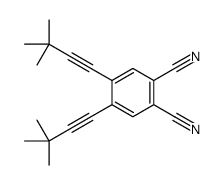 4,5-bis(3,3-dimethylbut-1-ynyl)benzene-1,2-dicarbonitrile Structure