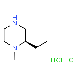 (R)-2-Ethyl-1-methylpiperazine dihydrochloride Structure