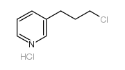 Pyridine,3-(3-chloropropyl)-, hydrochloride (1:1) structure