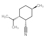 Cyclohexanecarbonitrile, 5-methyl-2-(1-methylethyl)-, (1S,2S,5R)- (9CI) picture