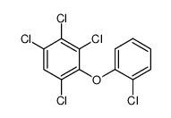 1,2,3,5-tetrachloro-4-(2-chlorophenoxy)benzene Structure