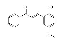 2-hydroxy-5-methoxy-chalcone结构式