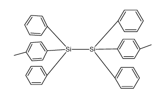 1,2-Bis(p-tolyl)tetraphenyldisilan结构式