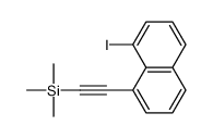 2-(8-iodonaphthalen-1-yl)ethynyl-trimethylsilane Structure