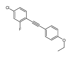 4-chloro-1-[2-(4-ethoxyphenyl)ethynyl]-2-fluorobenzene结构式