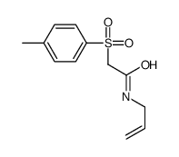 2-(4-methylphenyl)sulfonyl-N-prop-2-enylacetamide Structure