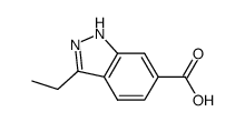 3-ethyl-1h-indazole-6-carboxylic acid Structure