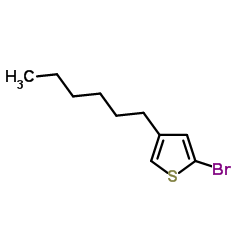2-Bromo-4-hexylthiophene structure