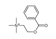 2-benzoyloxyethyl(trimethyl)azanium Structure