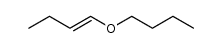 (E)-1-butenyl butyl ether结构式