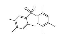 bis(2,4,5-trimethylphenyl) sulfone Structure