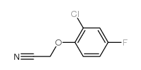 2-(2-chloro-4-fluorophenoxy)acetonitrile Structure