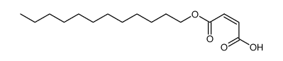 dodecyl hydrogen maleate Structure