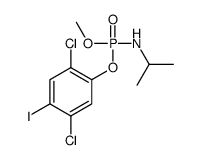 N-[(2,5-dichloro-4-iodophenoxy)-methoxyphosphoryl]propan-2-amine Structure