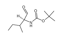 Carbamic acid, [(1S)-1-formyl-2-methylbutyl]-, 1,1-dimethylethyl ester (9CI)结构式