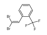 1-(2,2-dibromovinyl)-2-(trifluoromethyl)benzene Structure