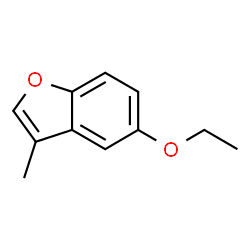 BENZOFURAN, 5-ETHOXY-3-METHYL- Structure
