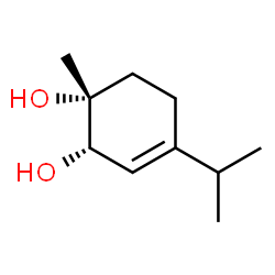 3-Cyclohexene-1,2-diol,1-methyl-4-(1-methylethyl)-,(1R,2S)-rel-(-)-(9CI)结构式