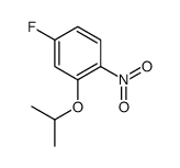 4-FLUORO-2-ISOPROPOXY-1-NITROBENZENE structure