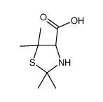 L-PENICILLAMINE ACETONE ADDUCT HYDROCHLORIDE结构式