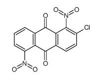 2-chloro-1,5-dinitroanthracene-9,10-dione Structure