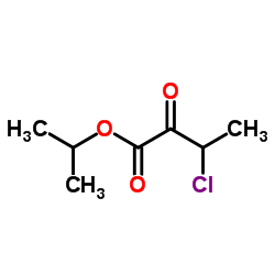 Isopropyl 3-chloro-2-oxobutanoate结构式