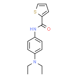 2-Thiophenecarboxamide,N-[4-(diethylamino)phenyl]- Structure