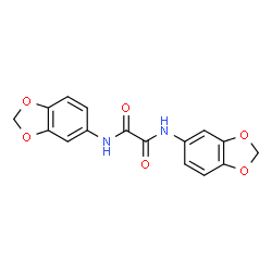 N,N'-bis(1,3-benzodioxol-5-yl)ethanediamide Structure