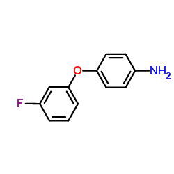 4-(间氟苯氧基)苯胺结构式