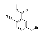 methyl 5-(bromomethyl)-2-cyanobenzoate Structure