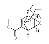 methyl (1R,2R,4S,5S,8S)-8-((triethylsilyl)oxy)-3-oxatricyclo[3.2.1.02,4]oct-6-ene-6-carboxylate结构式