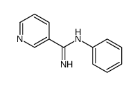 N'-phenylpyridine-3-carboximidamide结构式