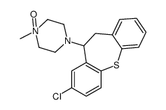 Piperazine, 1-(8-chloro-10,11-dihydrodibenzo(b,f)thiepin-10-yl)-4-meth yl-, 4-oxide结构式