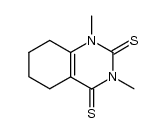 1,3-dimethyl-5,6,7,8-tetrahydro-1H-quinazoline-2,4-dithione结构式