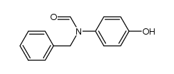 N-benzyl-N-(4-hydroxyphenyl)formamide结构式