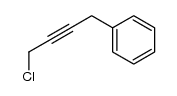 (4-chloro-2-butyn-1-yl)benzene Structure