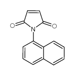 1-(1-萘基)-1H-吡咯-2,5-二酮结构式