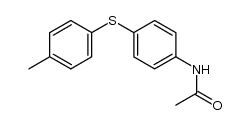N-[4-(p-tolylthio)phenyl]acetamide结构式