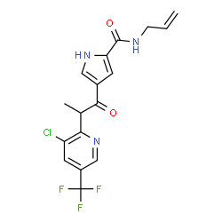 N-ALLYL-4-(2-[3-CHLORO-5-(TRIFLUOROMETHYL)-2-PYRIDINYL]PROPANOYL)-1H-PYRROLE-2-CARBOXAMIDE Structure
