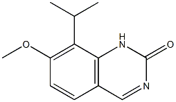 2(1H)-Quinazolinone, 7-methoxy-8-(1-methylethyl)- Structure