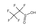 pentafluoroethanesulfinic acid Structure
